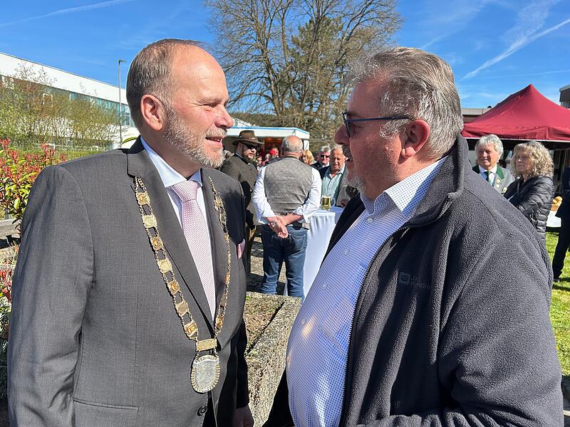 Verabschiedung von B&uuml;rgermeister Bernd Reisenweber in Ebersdorf bei Coburg