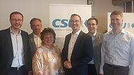 Bürgermeisterkandidat Nico Kauper möchte ab 2026 die Zukunft Adelsdorfs neu entwickeln (v. l.): Matthias Goß (Ortsvorsitzender), Alexander Tritthart (Landrat), Sieglinde Pörner Frauen-Union-Vorsitzende, Nico Kauper, MdB Konrad Körner und Stefan Mü... Bürgermeisterkandidat Nico Kauper möchte ab 2026 die Zukunft Adelsdorfs neu entwickeln (v. l.): Matthias Goß (Ortsvorsitzender), Alexander Tritthart (Landrat), Sieglinde Pörner Frauen-Union-Vorsitzende, Nico Kauper, MdB Konrad Körner und Stefan Mü...