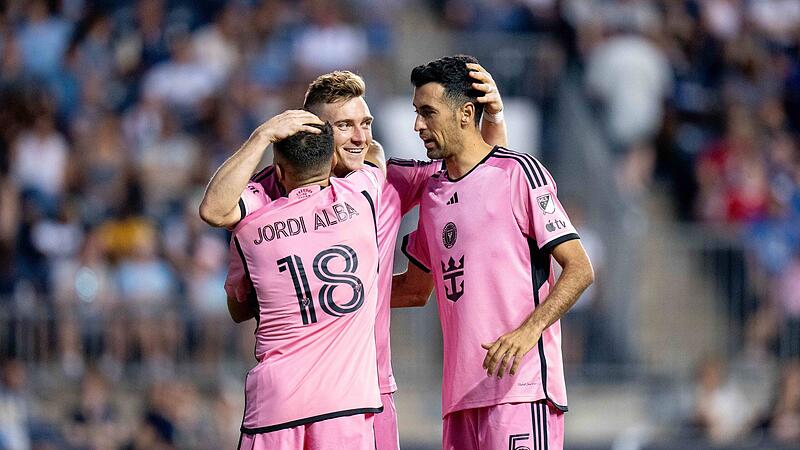 Julian Gressel (Mitte) kam insgesamt 40 Mal für Inter Miami zum Einsatz. Julian Gressel (Mitte) kam insgesamt 40 Mal für Inter Miami zum Einsatz.