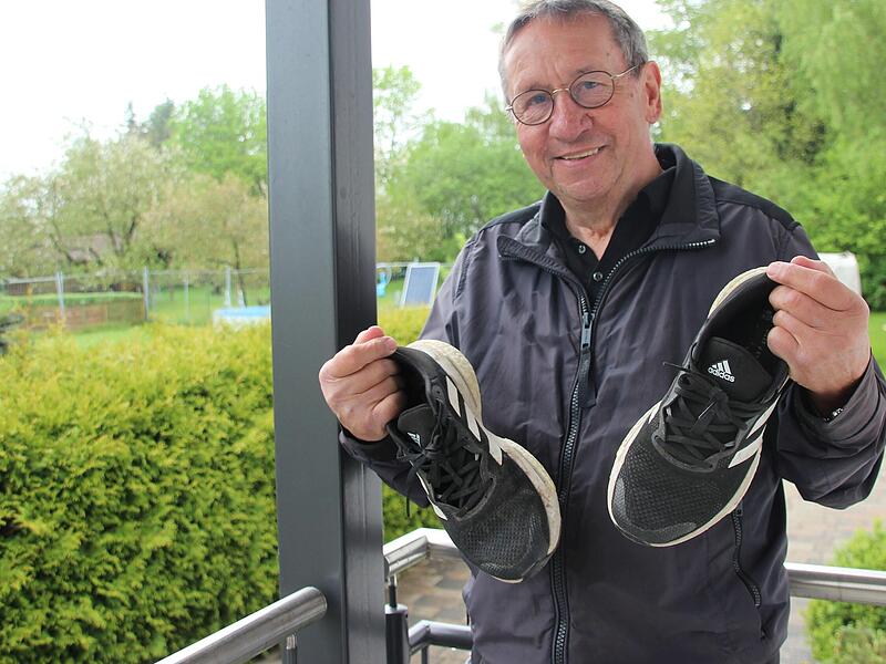 Statt ein- bis zweimal pro Woche m&ouml;chte Norbert Gr&auml;bner k&uuml;nftig zwei- bis dreimal die Laufschuhe anziehen.
