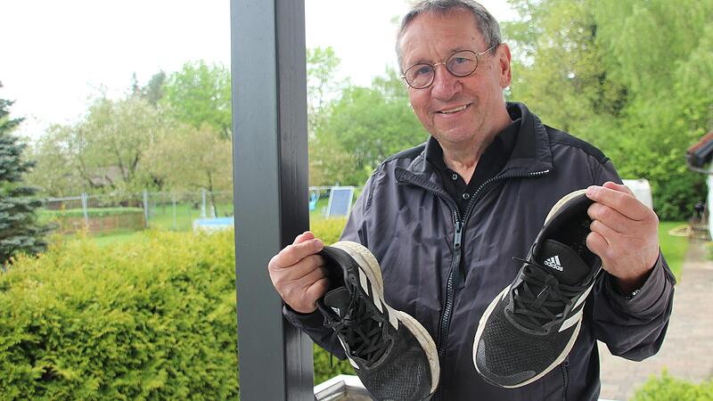 Statt ein- bis zweimal pro Woche m&ouml;chte Norbert Gr&auml;bner k&uuml;nftig zwei- bis dreimal die Laufschuhe anziehen.