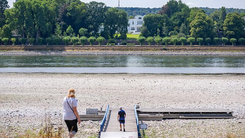 Niedrigwasser im Rhein Niedrigwasser im Rhein