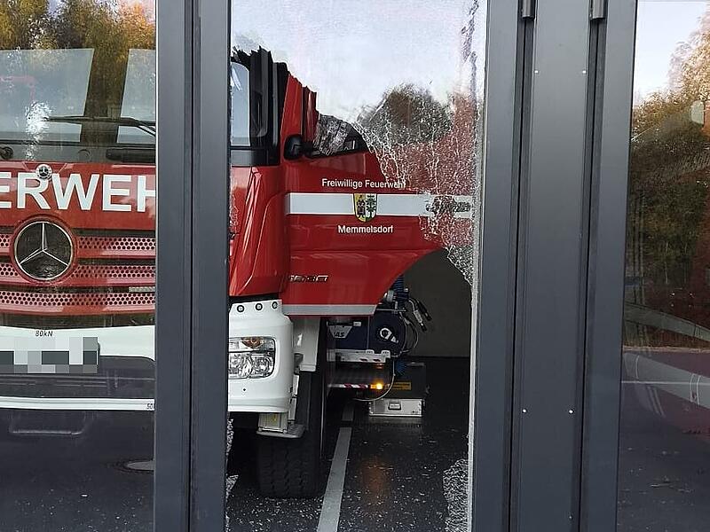 Einbruch in neue Feuerwehrhalle Memmelsdorf Einbruch in neue Feuerwehrhalle Memmelsdorf