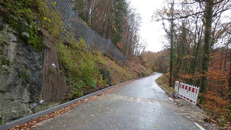 Ausbauzustand des Behringersm&uuml;hler Berges etwa in der Mitte zwischen G&ouml;&szlig;weinstein und Behringersm&uuml;hleForchheim & Fr&auml;nkische Schweiz