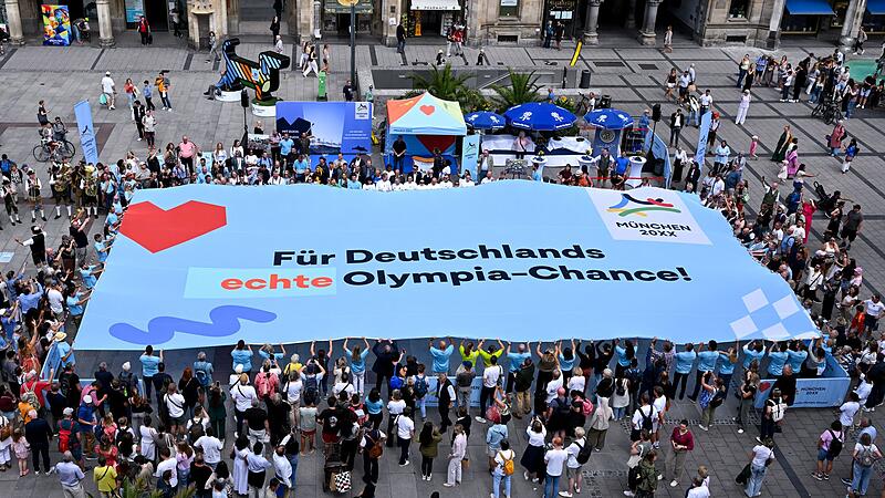 Aktion von "B&uuml;ndnis Pro Olympia"