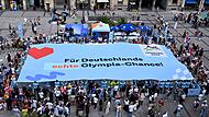 Aktion von "B&uuml;ndnis Pro Olympia"