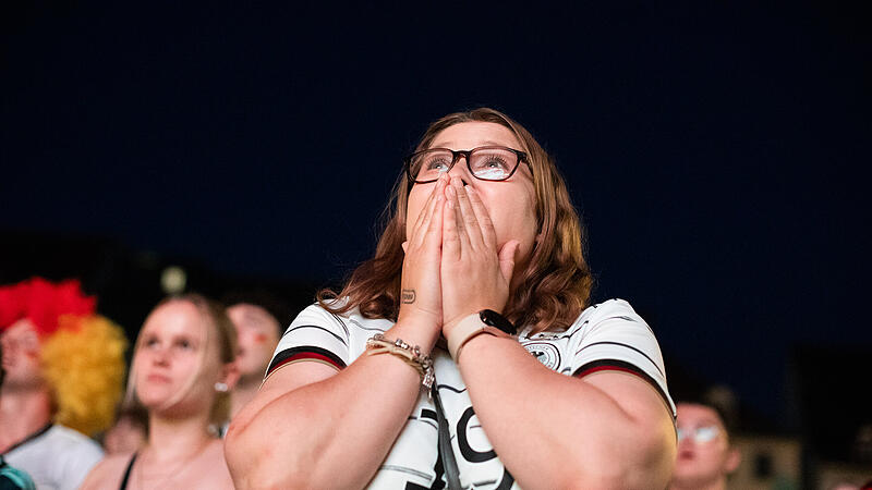 Public Viewing in Bamberg bei deutscher WM-Niederlage