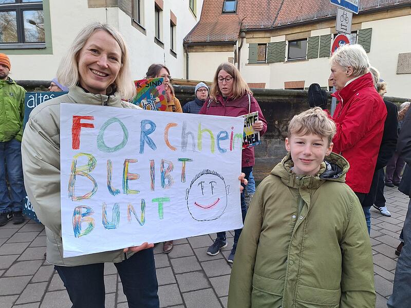Demo f&uuml;r Demokratie in ForchheimDemo f&uuml;r Demokratie in Forchheim