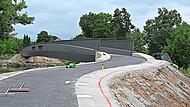 Die neue Brücke am Hausener Wasserrad verkürzt den Weg für Radfahrer und Fußgänger.Martin Landeck Die neue Brücke am Hausener Wasserrad verkürzt den Weg für Radfahrer und Fußgänger.Martin Landeck