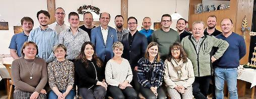 Die Kandidaten der B&uuml;rger Union zur Kommunalwahl in der Gemeinde Obertrubach.