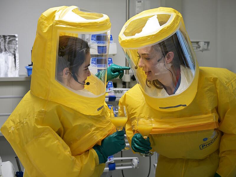 Wiedereröffnung Sonderisolierstation in München-Klinik Wiedereröffnung Sonderisolierstation in München-Klinik