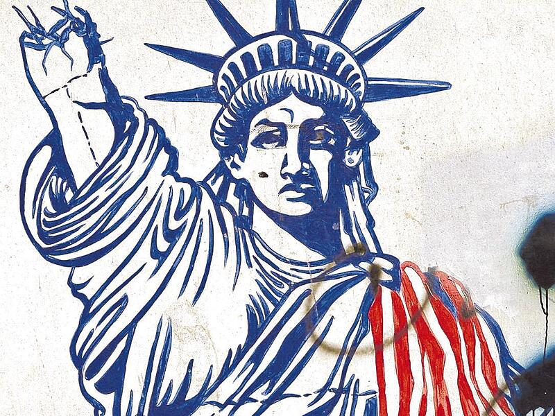 Antiamerikanisches Graffiti in Teheran: Die USA und der Iran n&auml;hern sich diplomatisch an. Aber viele Details des Rahmenabkommens sind noch unklar.
