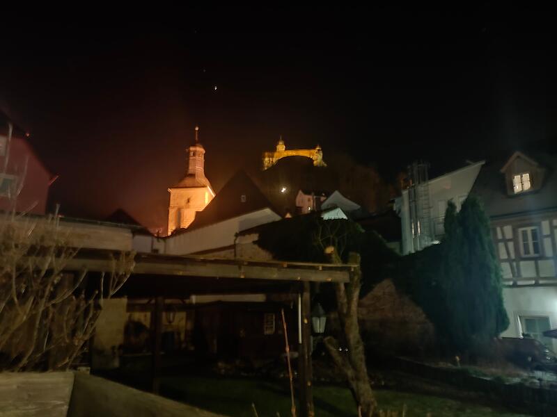 Kulmbach bei Nacht Januar 2025Kulmbach bei Nacht Januar 2025