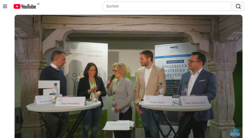 Screenshot Landratstalk