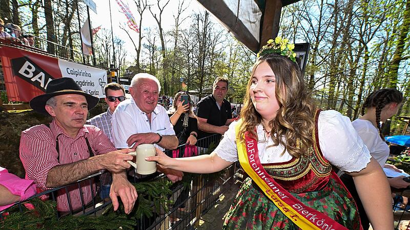 Luisa I. wurde letztes Jahr zur Bierkönigin ernannt. Auch in diesem Jahr eröffnet sie offiziell die Bierkellersaison in Forchheim.Forchheim & Fränkische Schweiz