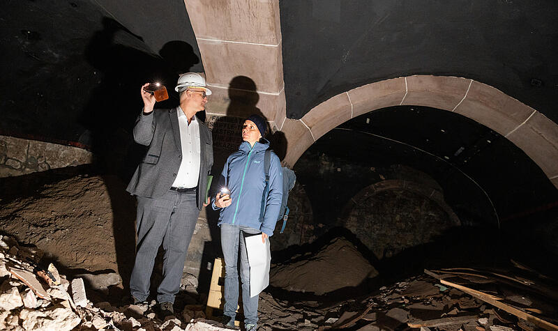 Ehemalige Sound-n-Arts in Obere Sandstra&szlig;e Bamberg bleibt Ruine