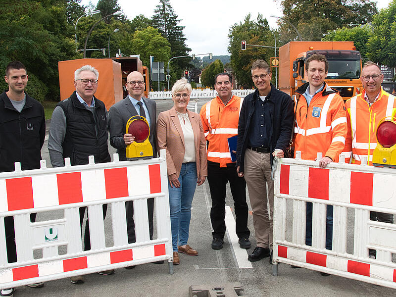 Wiedereröffnung der Münnerstädter Straße in Bad Kissingen