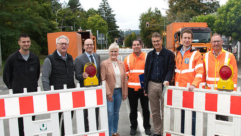Wiederer&ouml;ffnung der M&uuml;nnerst&auml;dter Stra&szlig;e in Bad Kissingen