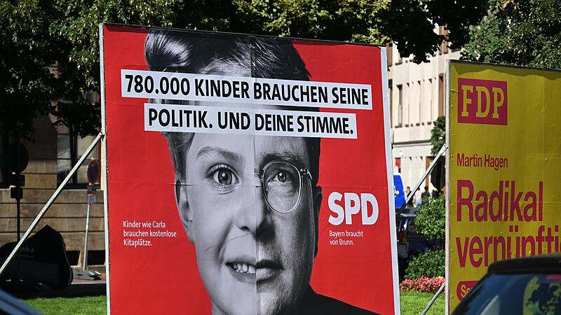 Wahlplakat oder Werbung f&uuml;r &bdquo;Terminator 3&ldquo;? Die SPD verwirrt heuer die W&auml;hler.