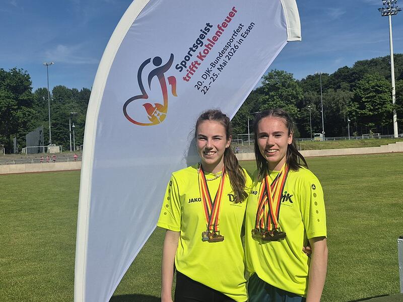 Viel Edelmetall für Hanna und Lena Schmitt Viel Edelmetall für Hanna und Lena Schmitt
