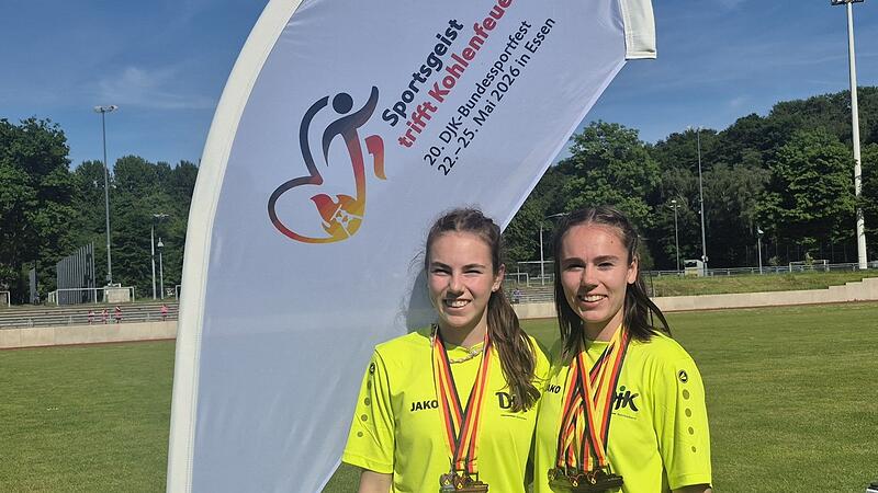 Viel Edelmetall f&uuml;r Hanna und Lena Schmitt