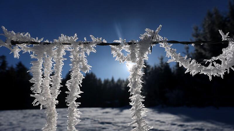 Sonne und Frost in Südbayern