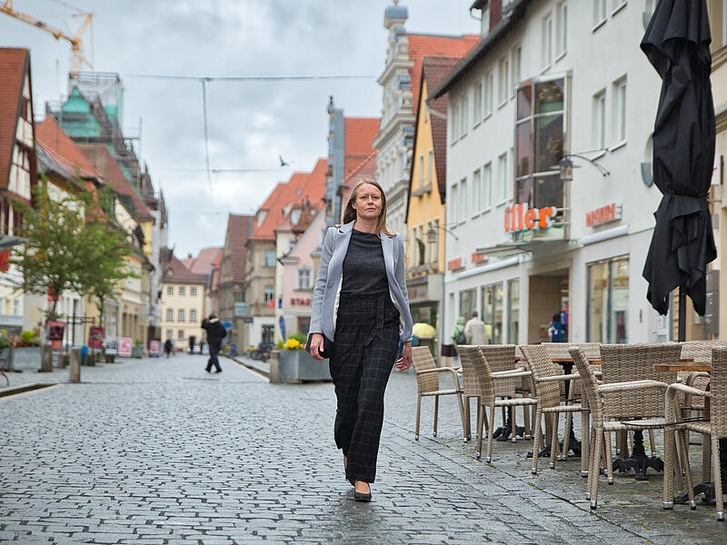 Forchheims Citymanagerin Susanne WinterForchheim & Fränkische Schweiz Derzeit ist Susanne Winter viel unterwegs in der Innenstadt: „Ist-Zustand erfassen"