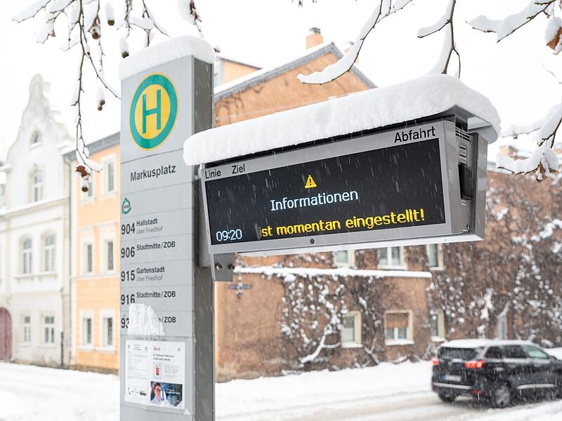 Schnee Bamberg In Bamberg ist am Montag (26.01.2026) der komplette Linienbusverkehr vorrübergehend eingestellt worden.