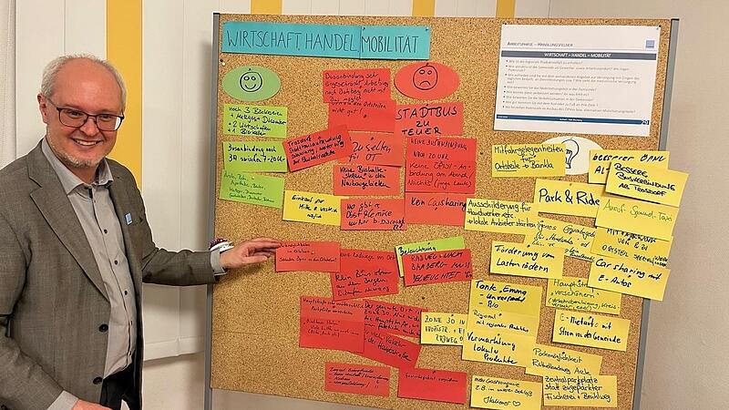 Tobias Freising vom Planwerk Stadtentwicklung freute sich &uuml;ber das gro&szlig;e Engagement der Bev&ouml;lkerung bei der Auftaktveranstaltung.