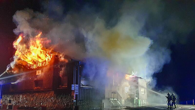 Brand der &laquo;Kissinger H&uuml;tte&raquo;