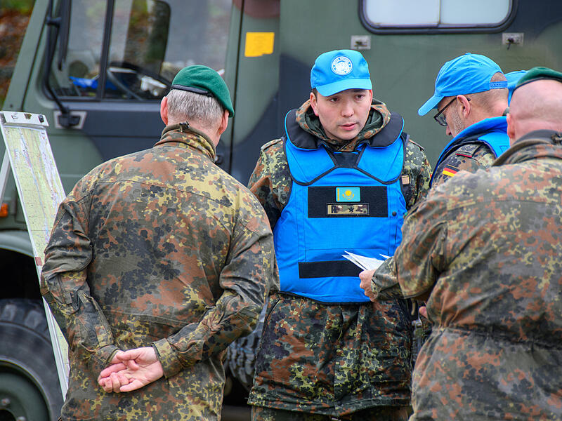 Übung Militärbeobachter der Vereinten Nationen