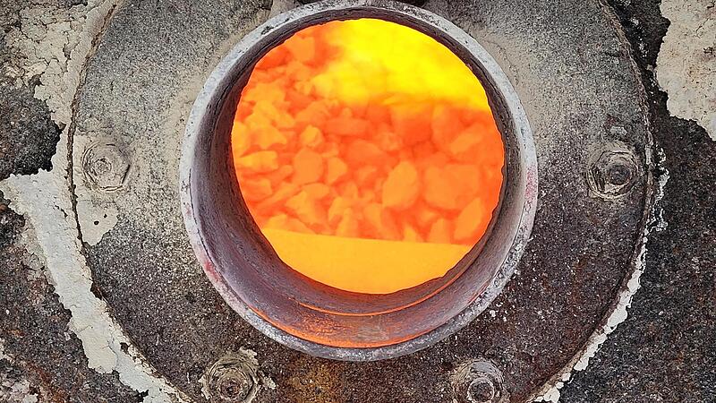 Einen von zwei Kalköfen muss die Firma Maxit abstellen. Der betroffene Ofen wird mit Gas betrieben. Die Kostenexplosion zwingt Maxit zu dieser Maßnahme.