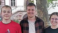 Die Sieger und Siegerin im Luftgewehr-Wettbewerb: (von links) Felix Koch (2. Vereinsmeister), Lucas Rohner (1. Vereinsmeister) und Kristina Koch (3. Vereinsmeister). Die Sieger und Siegerin im Luftgewehr-Wettbewerb: (von links) Felix Koch (2. Vereinsmeister), Lucas Rohner (1. Vereinsmeister) und Kristina Koch (3. Vereinsmeister).