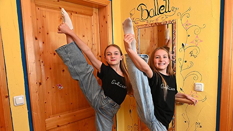 Sarah Br&uuml;ttung (rechts) und Leni-Malou Reising k&ouml;nnen sich ein Leben ohne Balletttanz gar nicht vorstellen.