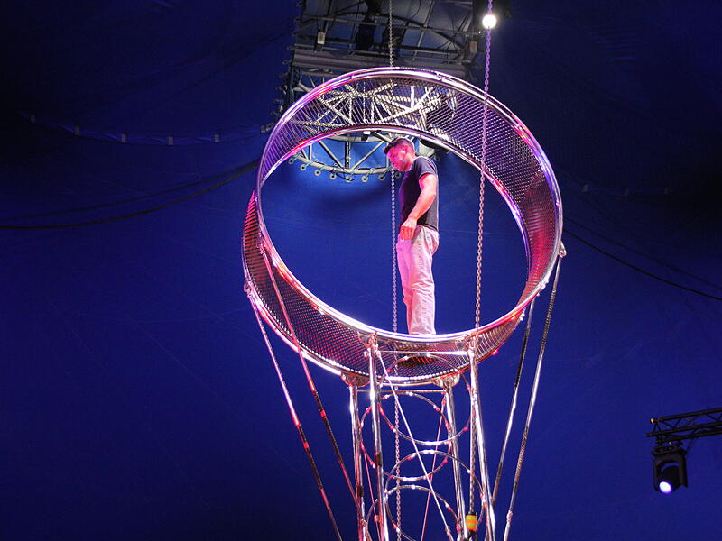 Blick hinter die Kulissen beim Zirkus Charles Knie