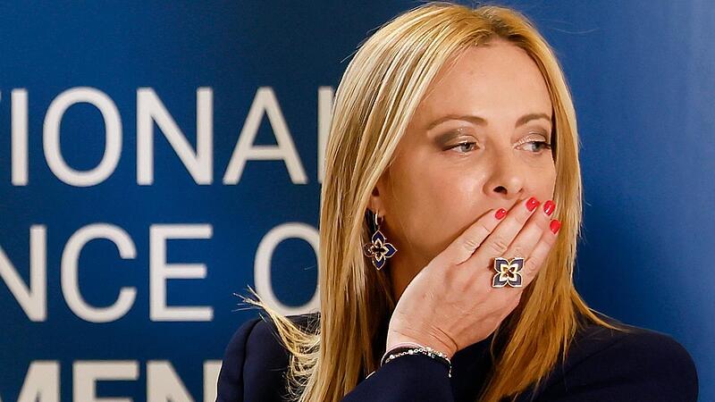 Die Streichung der Sozialhilfe f&uuml;r viele verspricht viel &Auml;rger f&uuml;r ihre Regierung: Premierministerin Giorgia Meloni.