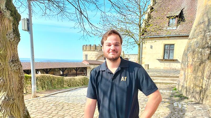 Robin Guevara Perez ist seit M&auml;rz Wirt auf der Bamberger Altenburg.