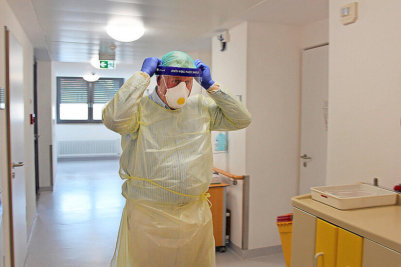34 Patienten liegen gerade in Isolation im Forchheimer Klinikum &ndash; ein absoluter H&ouml;chstwert.