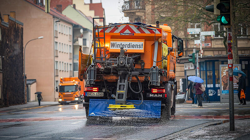 In Bamberg war der Winterdienst gefragt
