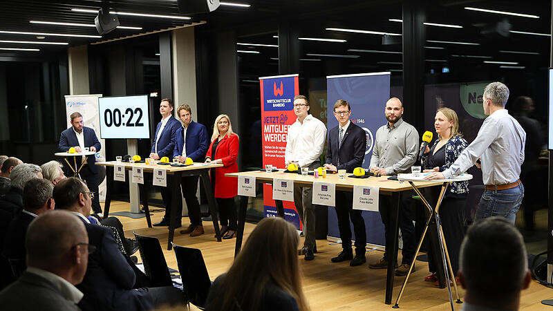 Podium Bamberg Oberb&uuml;rgermeisterwahl