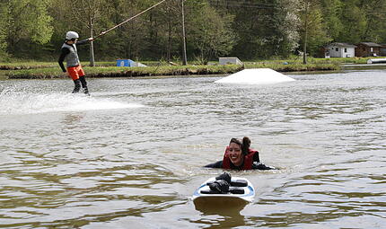 Wakeboarden in ThulbaWakeboarden in Thulba Wakeboarden in Thulba
