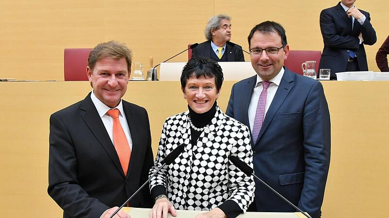 Die bisherigen drei Landtagsabgeordneten des Wahlkreises Kulmbach: (von links) Rainer Ludwig, Inge Aures und Martin Schöffel. Die bisherigen drei Landtagsabgeordneten des Wahlkreises Kulmbach: (von links) Rainer Ludwig, Inge Aures und Martin Schöffel.