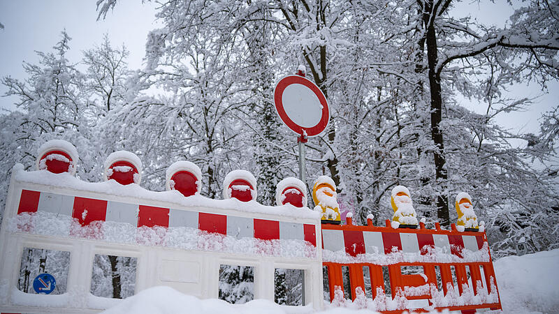 Vorsicht Schneebruch-Gefahr: Die Behörden haben eine Straße gesperrtNeuschnee in Bamberg und Umgebung Vorsicht Schneebruch-Gefahr: Die Behörden haben eine Straße gesperrt