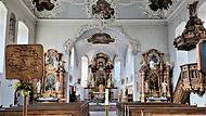Die Kirche in Zeil am Main wird mit einer Luftheizung erwärmt.