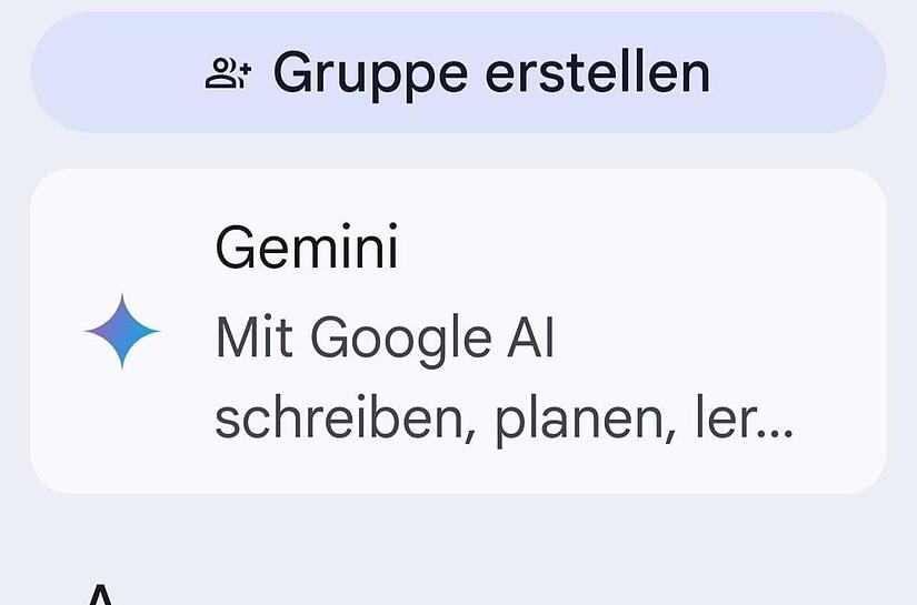 Bei RCS-Nachrichten kann man wie bei Messenger-Diensten auch ganz einfach Gruppenchats anlegen.