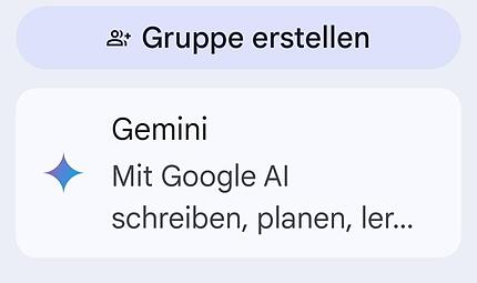 Bei RCS-Nachrichten kann man wie bei Messenger-Diensten auch ganz einfach Gruppenchats anlegen.