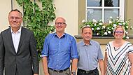 Beim Wasserzweckverband Knetzgau-Sand-Wonfurt fand ein personeller Wechsel statt. Bürgermeister Stefan Seubert (links) verabschiedete den langjährigen Verbandsvorsitzenden Stefan Paulus sowie Geschäftsführer Robert Selig und begrüßte zugleich dess... Beim Wasserzweckverband Knetzgau-Sand-Wonfurt fand ein personeller Wechsel statt. Bürgermeister Stefan Seubert (links) verabschiedete den langjährigen Verbandsvorsitzenden Stefan Paulus sowie Geschäftsführer Robert Selig und begrüßte zugleich dess...
