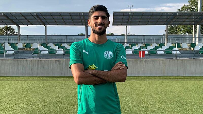 Fardin Rabet tr&auml;gt schon das Trikot des TSV Neudrossenfeld. Wann er zum ersten Mal f&uuml;r den Bayernligisten aufl&auml;uft, ist noch offen.