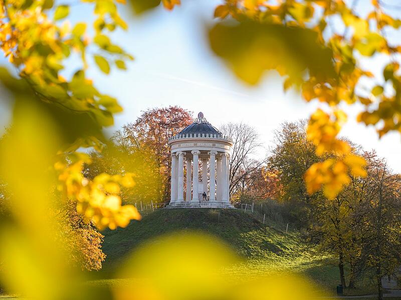 Englischer Garten im Morgenlicht
