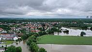 Hochwasser in Bayern - Offingen